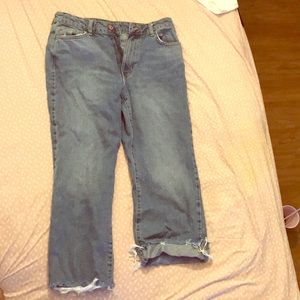 Highwaist Boyfriend Jeans _SIZE 29 .